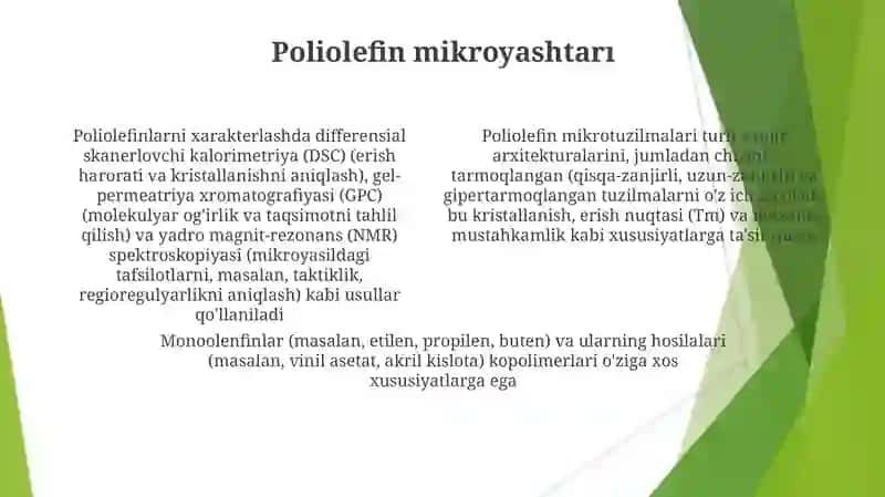 Monoolefin Polimerlanish Mexanizmlari 4