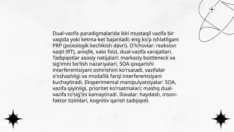 Diqqatni taqsimlanishini o'rganish 4