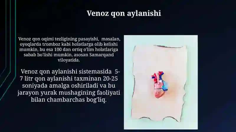 Qon aylanish sistemasi maktab darsligi boyicha 4