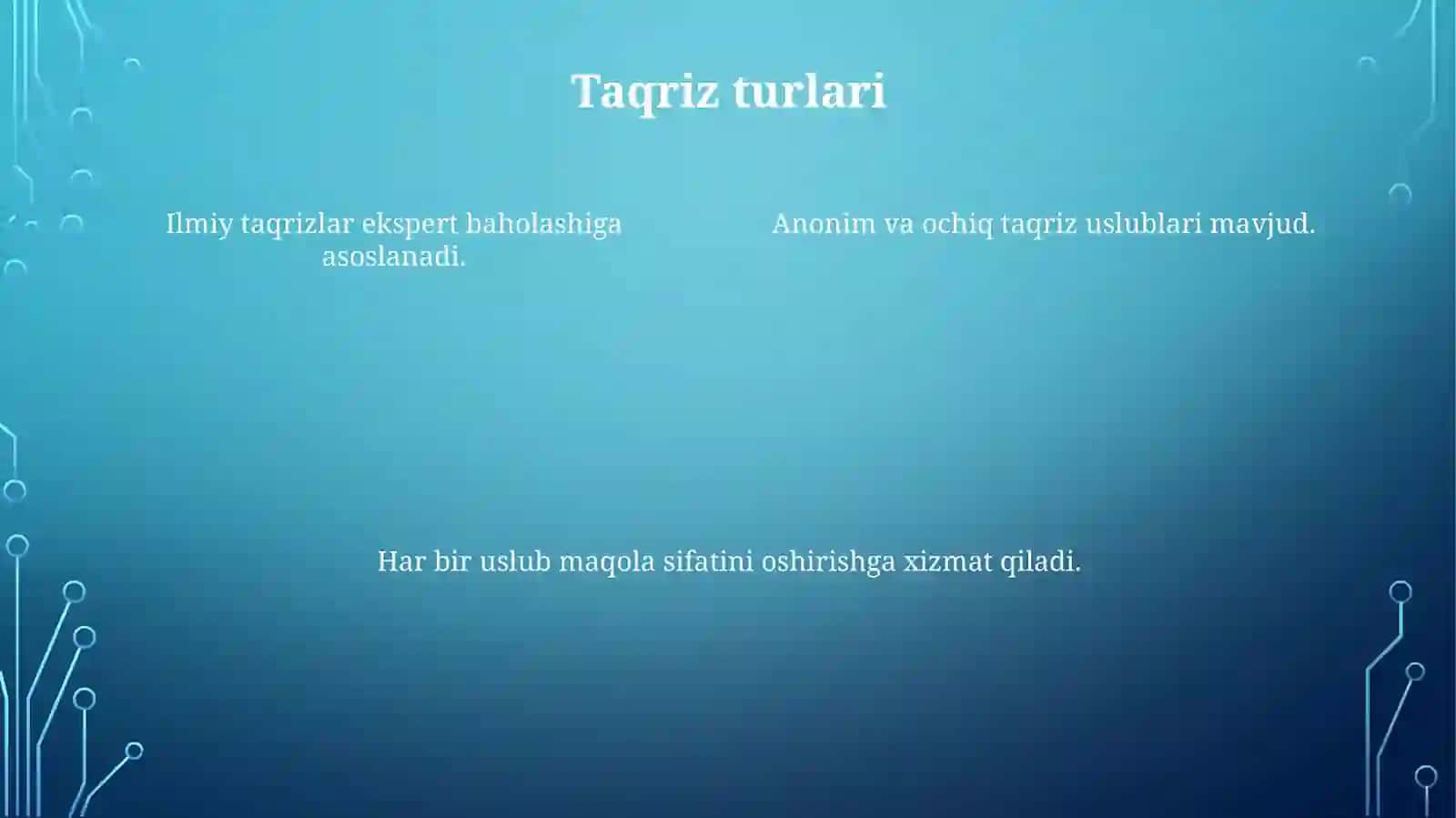 Taqrizlar turlari 4