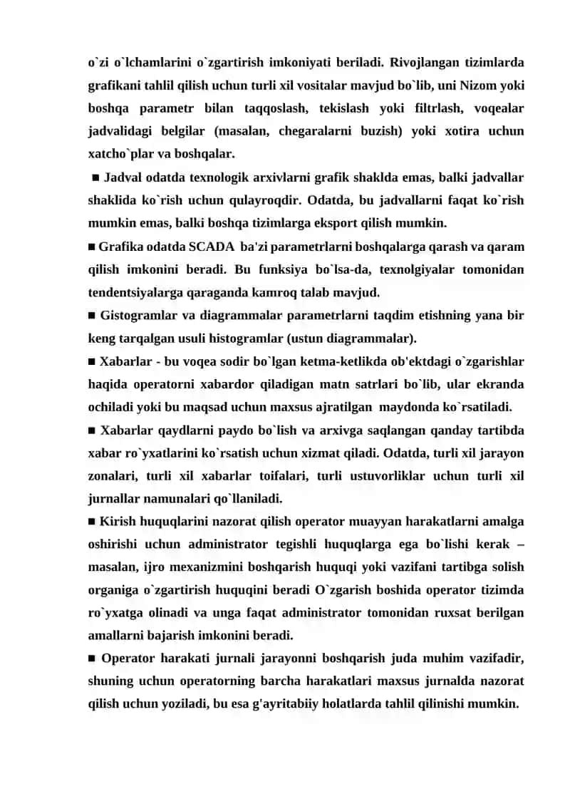 DASTURLASHNING UMUMIY TAVSIFI 4