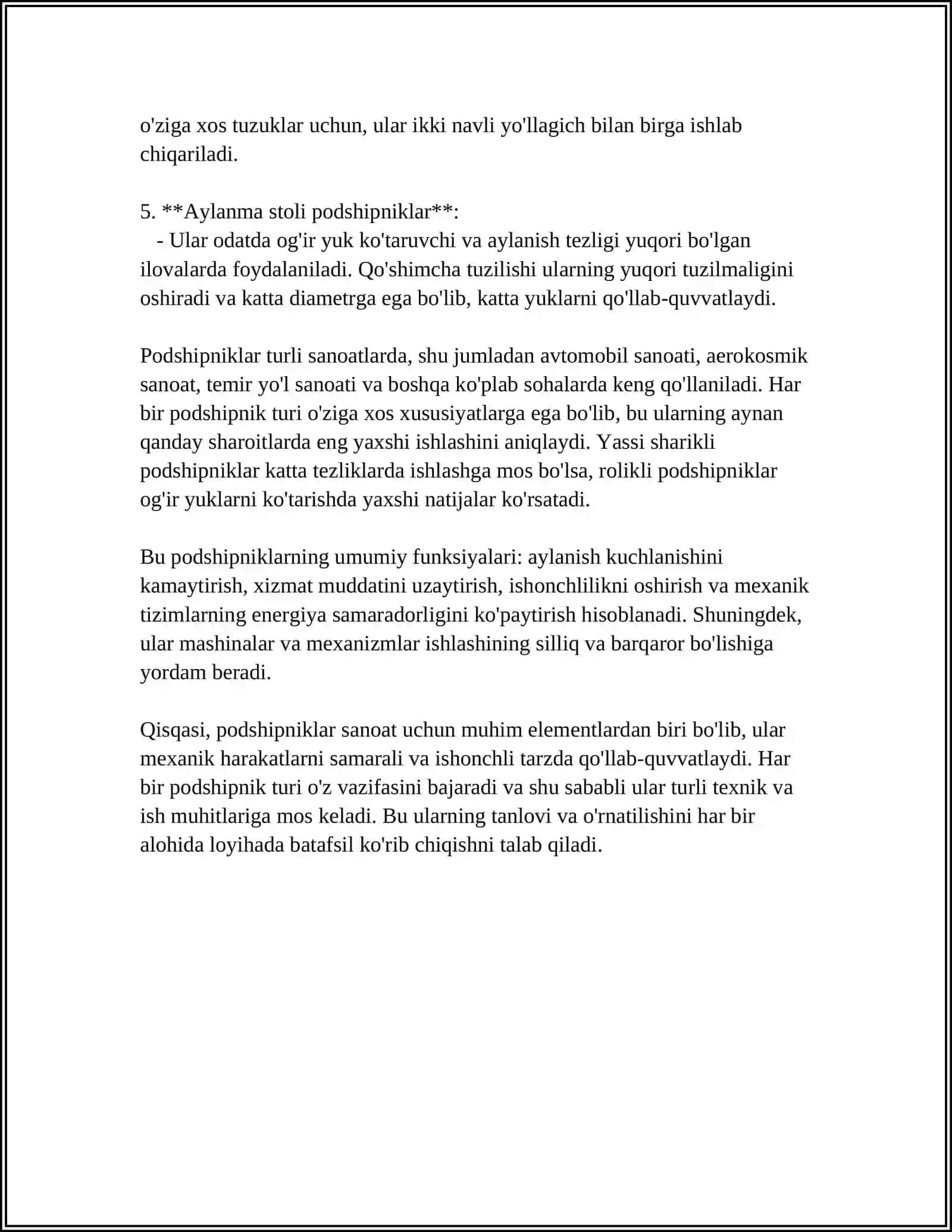 PODSHIPNIKLAR 4