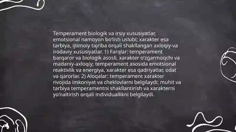 Temperament va uning nazariyalari 4