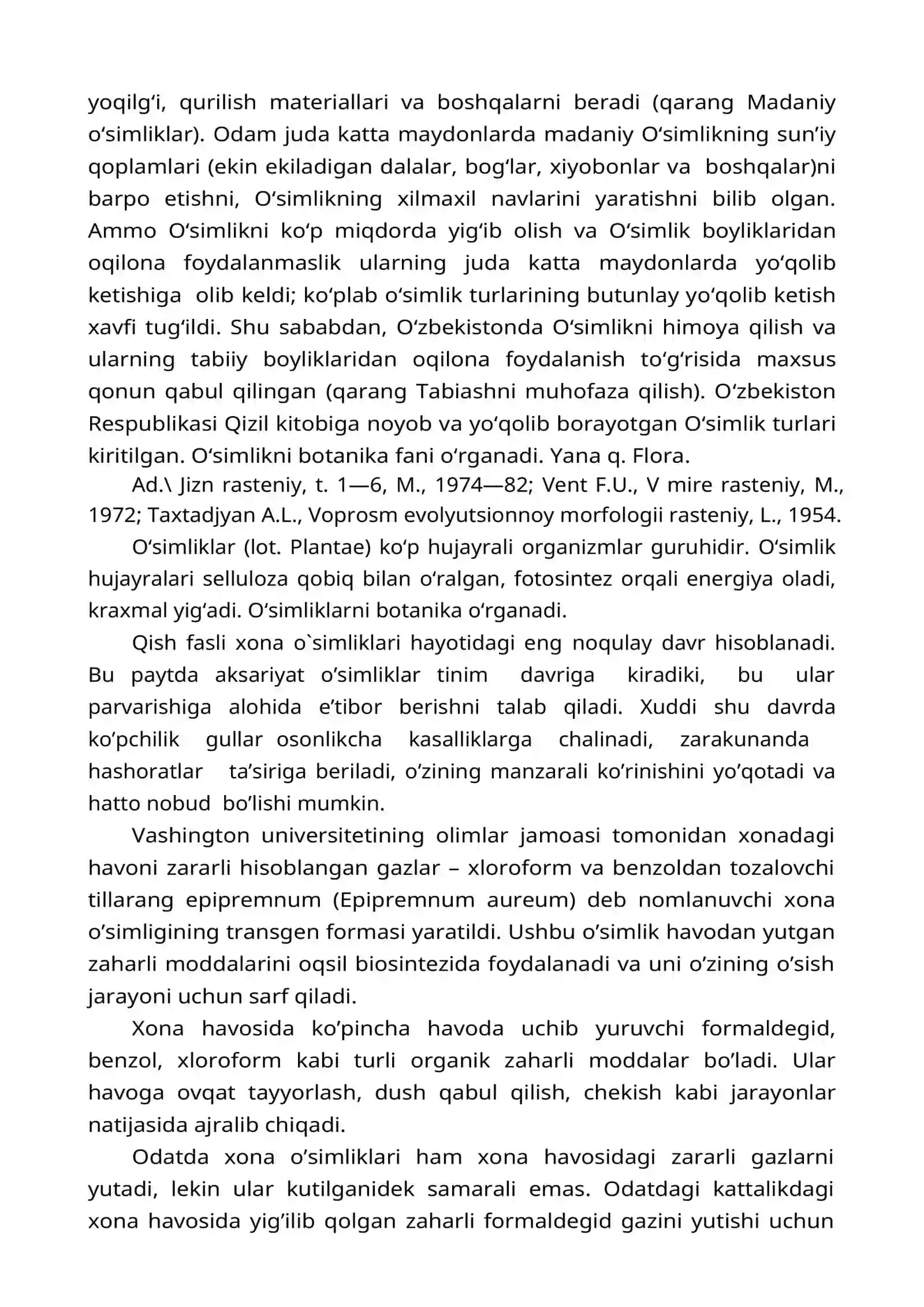 Oʻsimliklar va ularning oziqlanishi 4