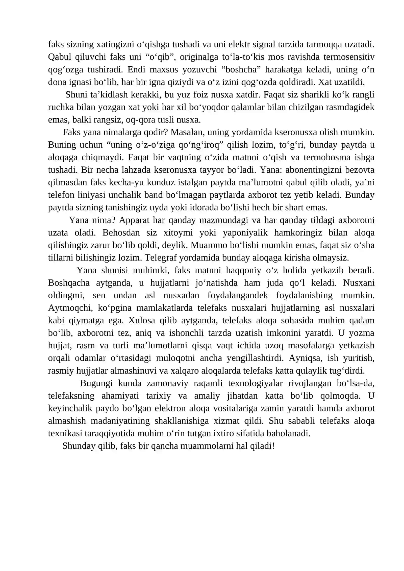 TOSHKENT DAVLAT OʻZBEK TILI VA ADABIYOTI UNIVERSITETI 4