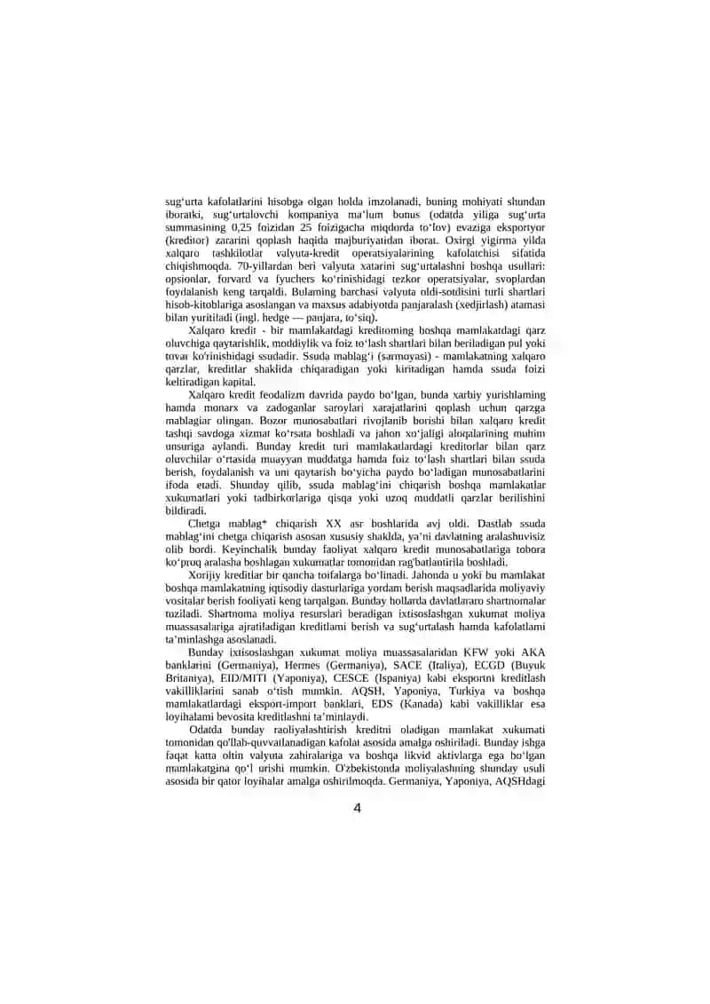 XALQARO MOLIYAVIY XAVFSIZLIK MUAMMOLARI 4