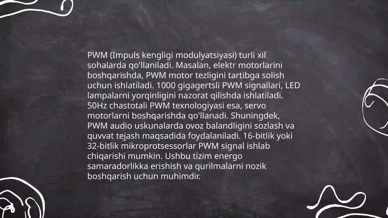 PWM modellashtrish 4