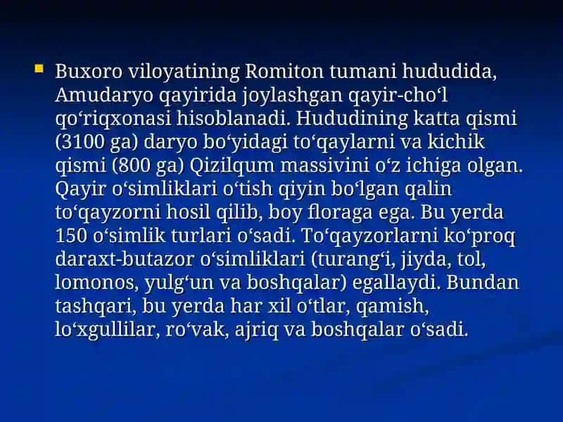 Qo‘riqxona 4