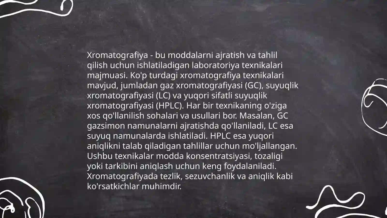 Analitik kimyo - zamonaviy kimyo vositasi 4