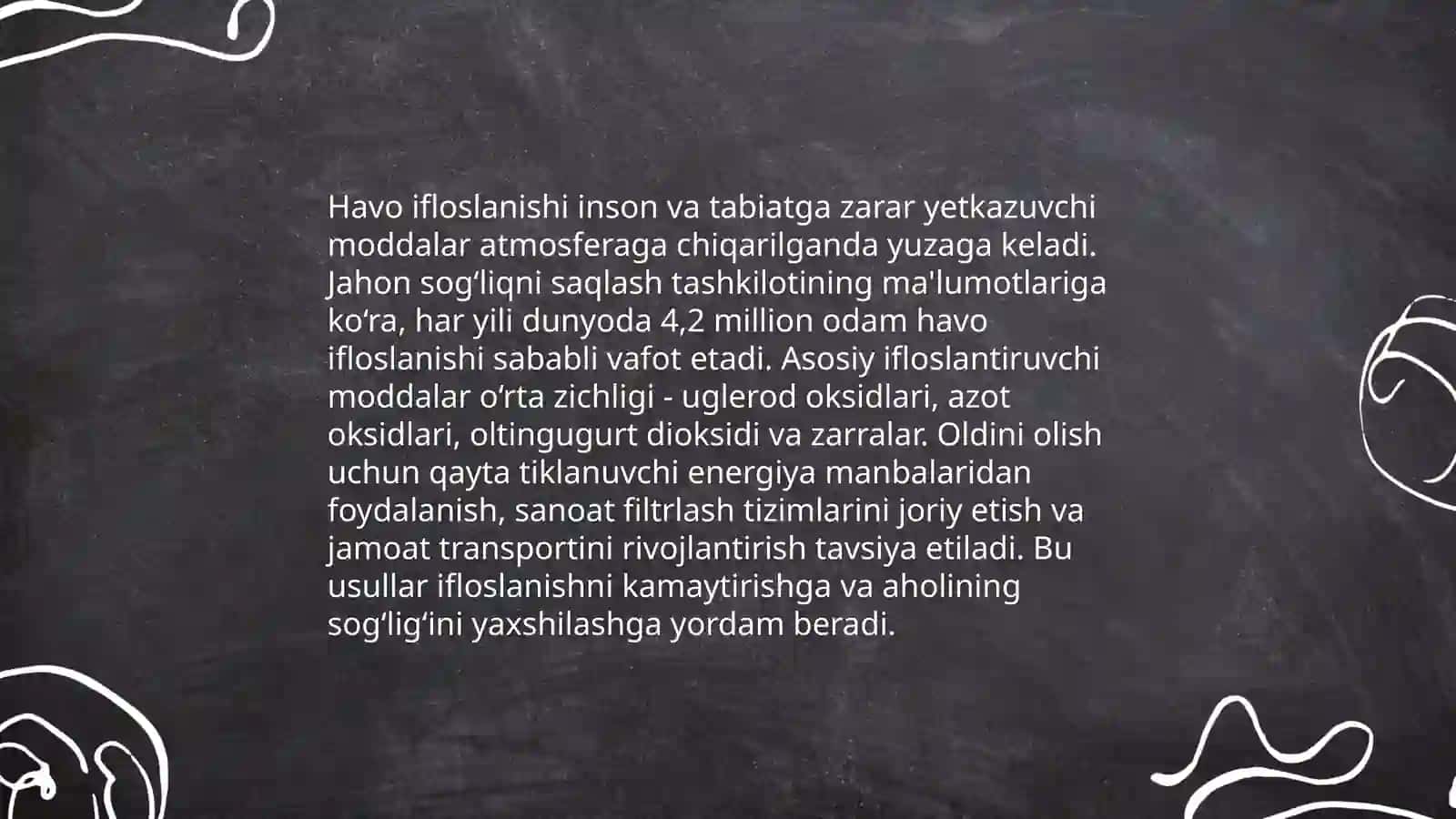 Ekologiya va tabiatni asrash 4