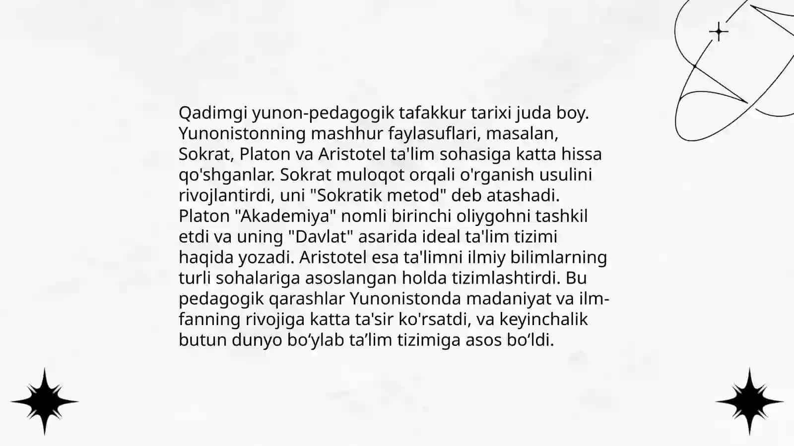 Pedagogika tarixi kursiga kirish 4