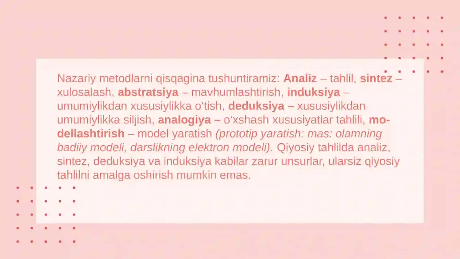 Qiyosiy Tahlil 4