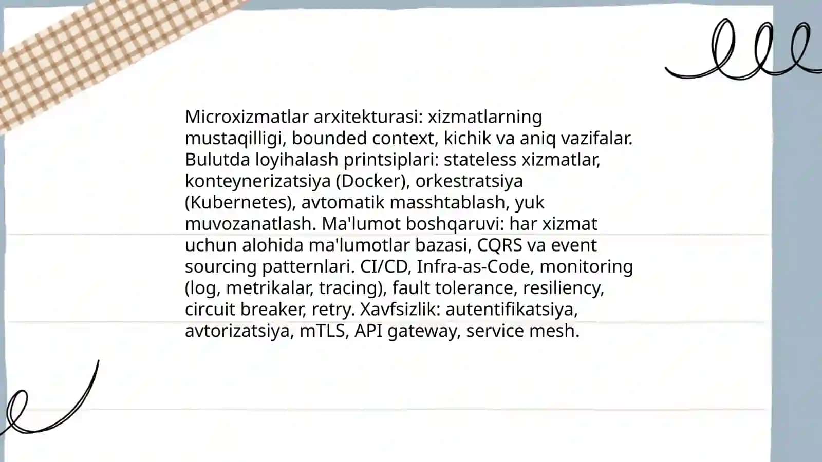 Bulutli texnologiyalar orqali dasturiy vositalarni loyihalash 4