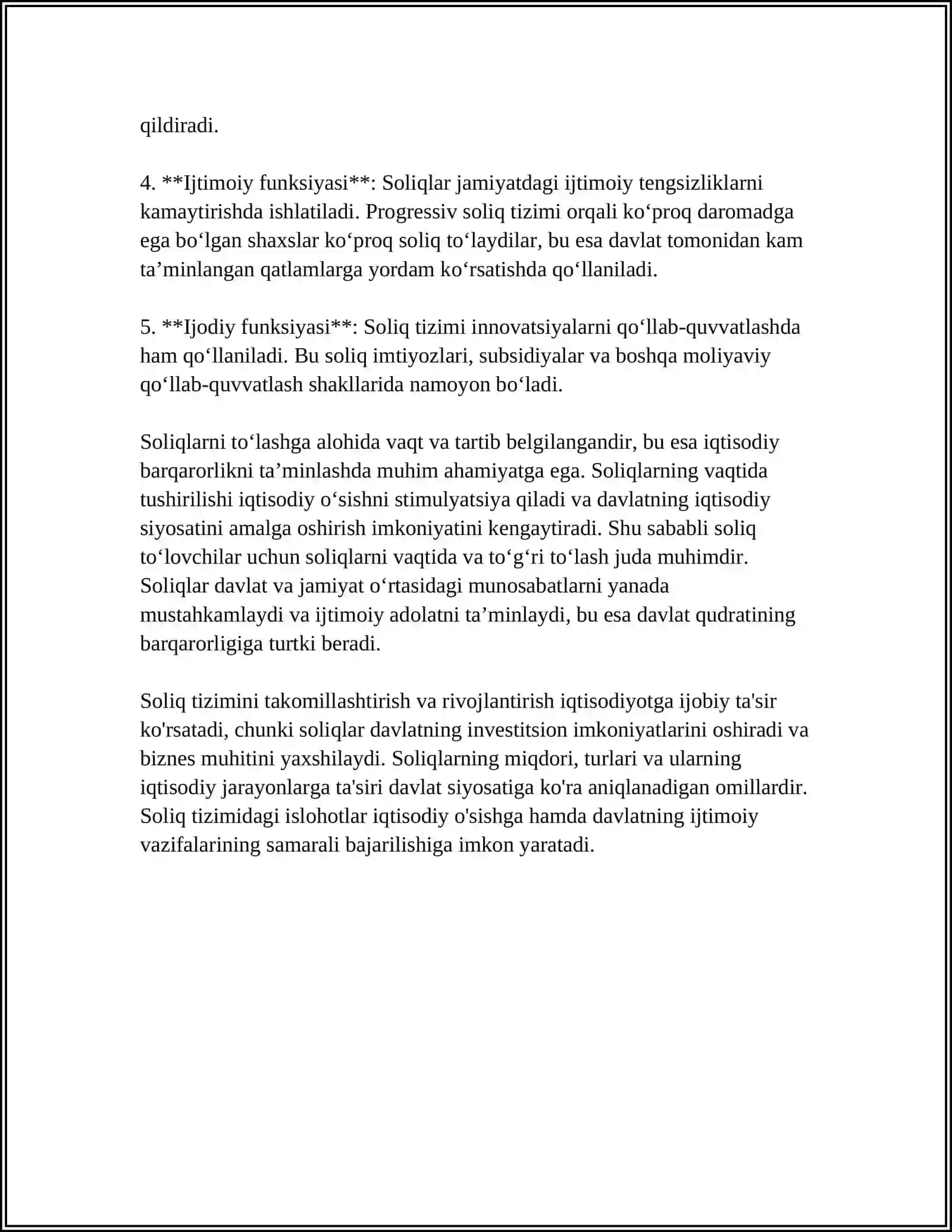 SOLIQLAR ULARNING TURLARI VA VAZIFALARI 4