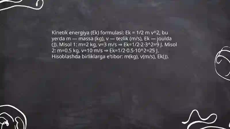 Mexanik energiya 4