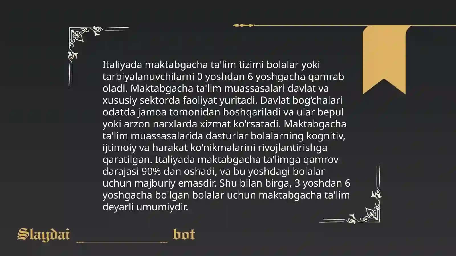 Italiyadagi oliy ta'lim tizimi 4