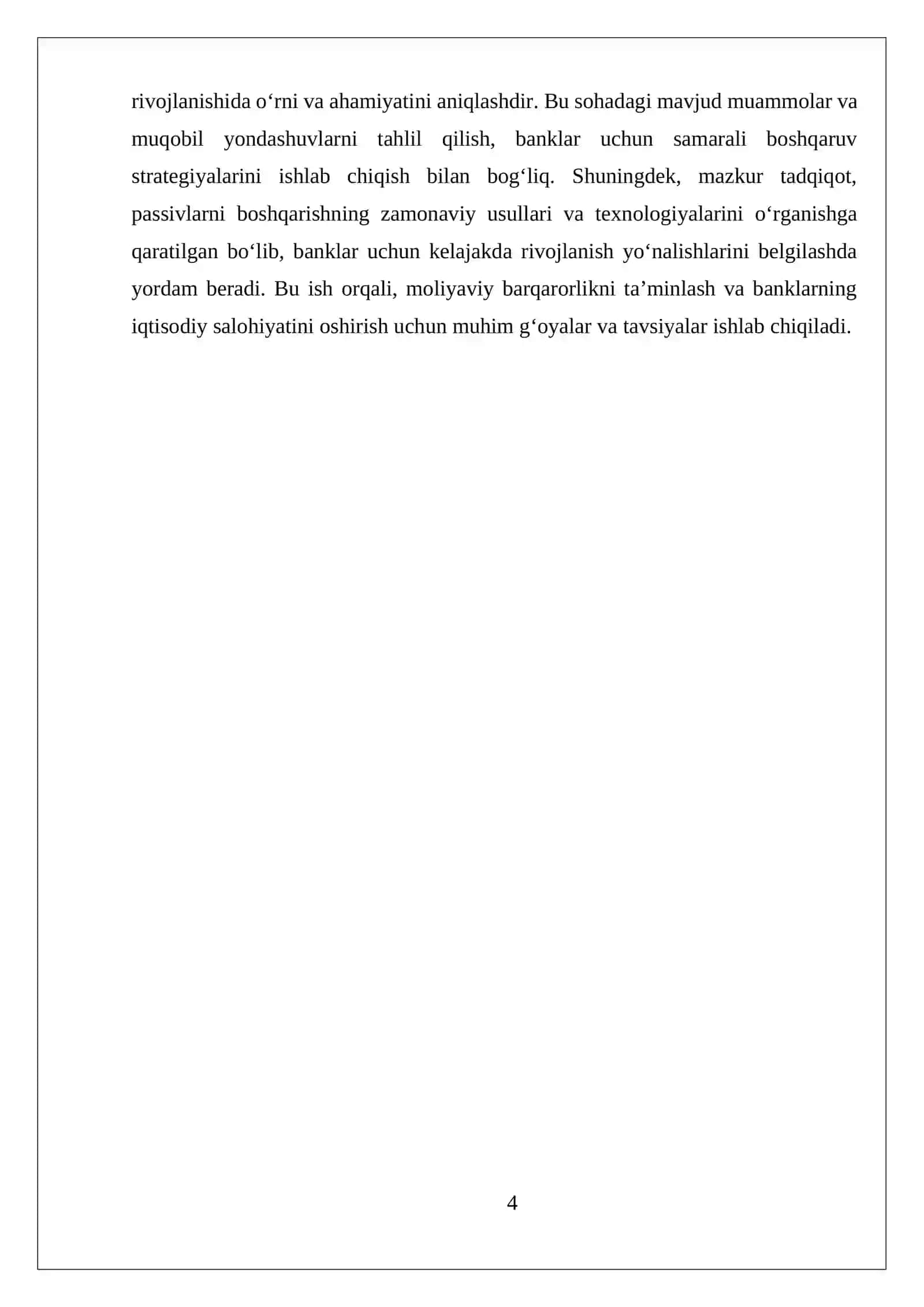 Banklar passivlar tarkibi va joylashishi 4