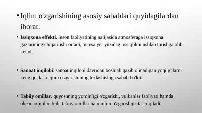 IQLIM VA INSON SALOMATLIGI 4