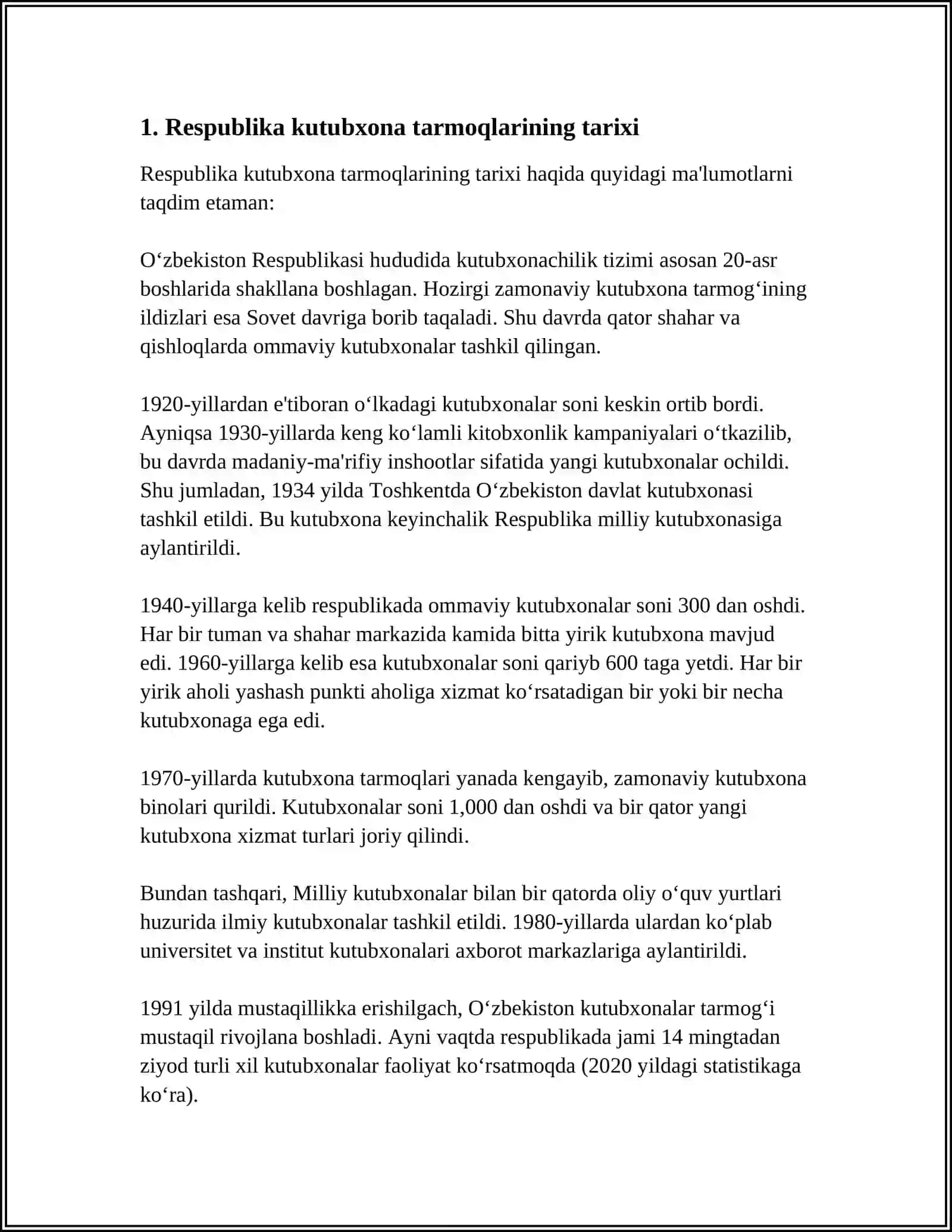 RESPUBLIKA KUTUBXONA TARMOQLARI VA TIZIMLARI 4