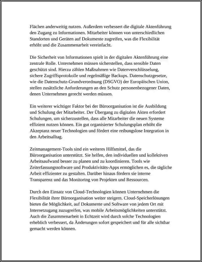 Büroorganisation und digitale Aktenführung 4