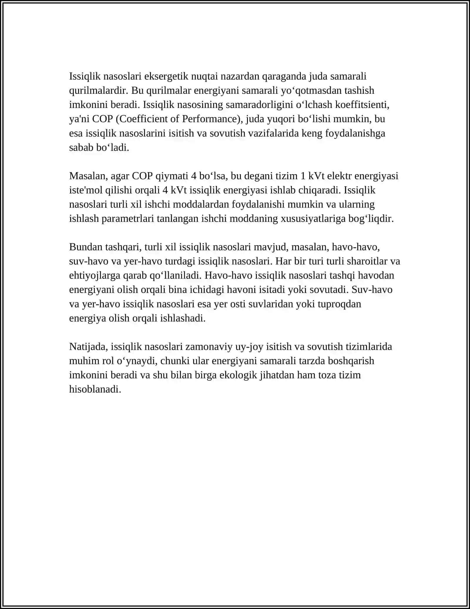 ISSIQLIK NASOSI 4