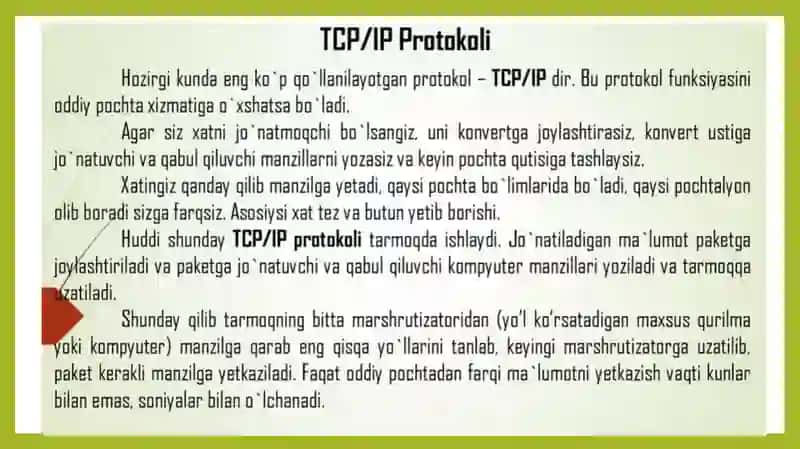 Tarmoq protokoli 4