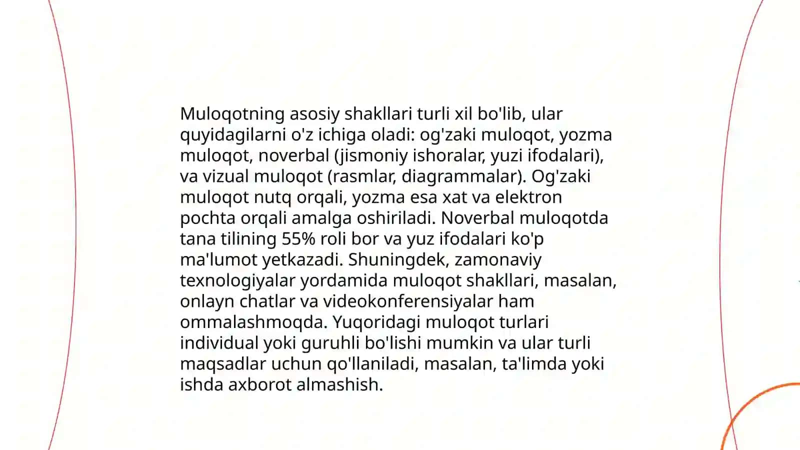 Faoliyat va muloqot 4