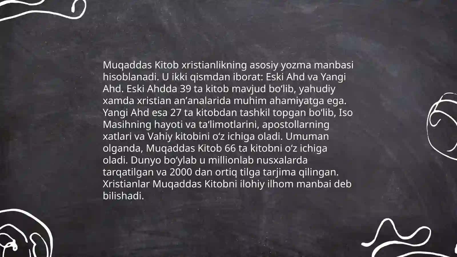 Hiristianlik dini haqida 4