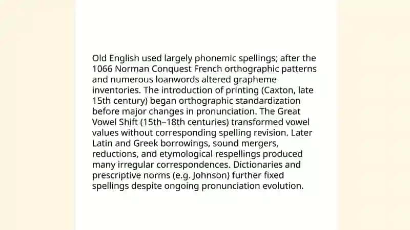 The relation between speech and writing 4