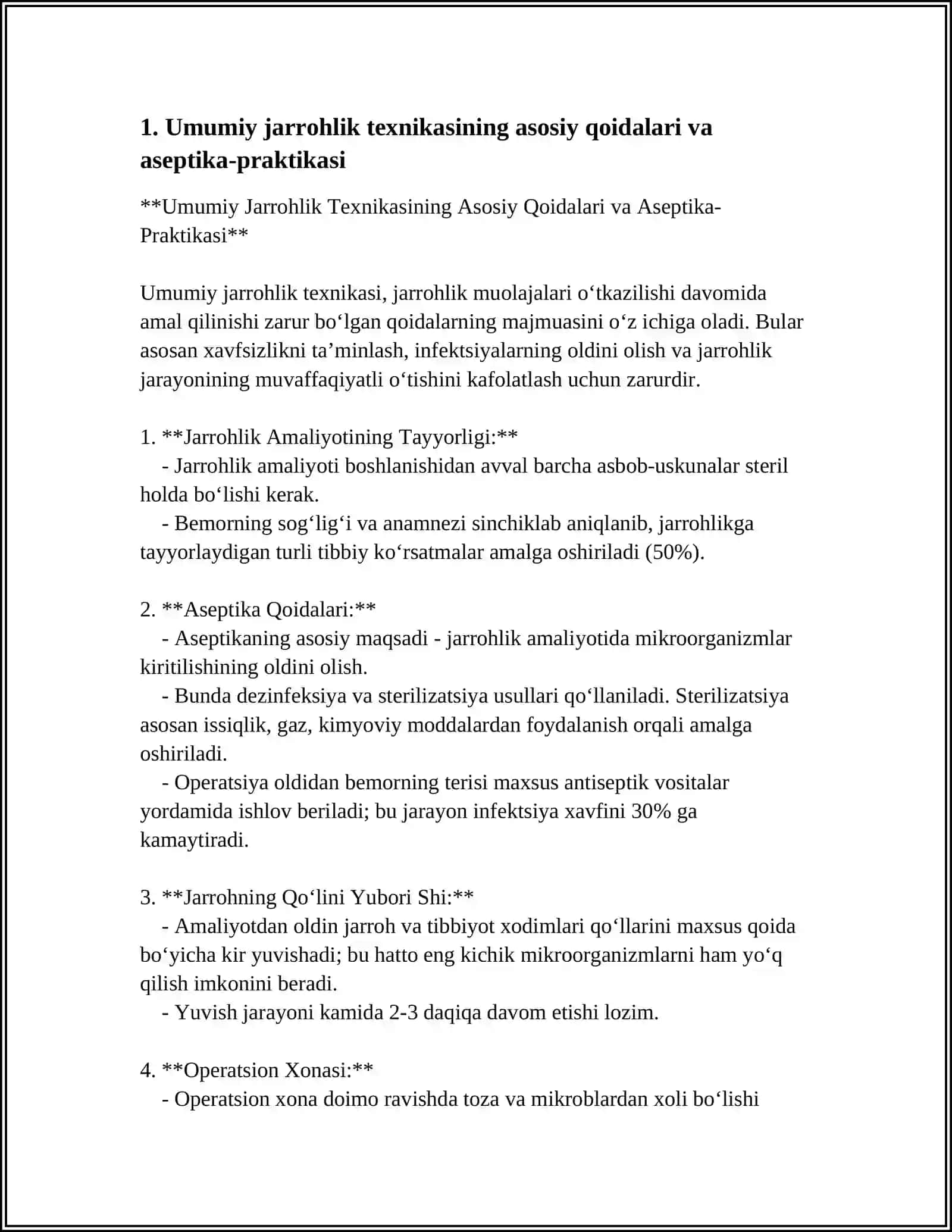 UMUMIY JARROHLIK TEXNIKASI ASOSLARI 4