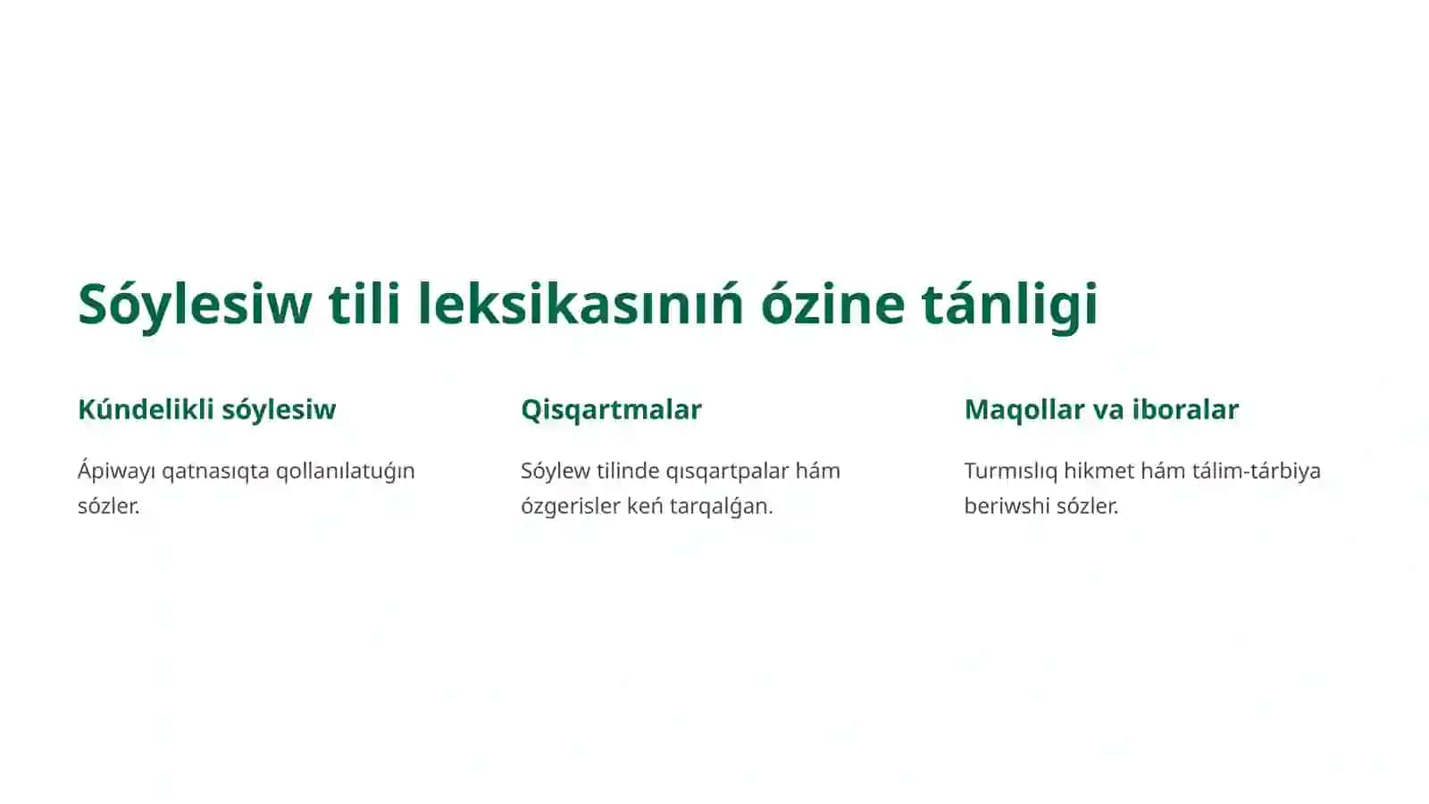 Qaraqalpaqtili leksikası 4