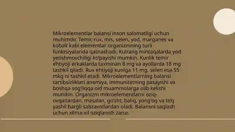 To'g'ri ovqatlanish ratsionini yaratish 4