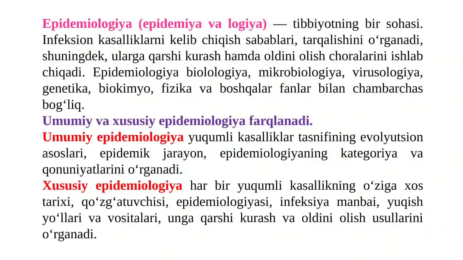 Favquloddagi epidemiologik, epizootik va epifitotik vaziyatlar 4