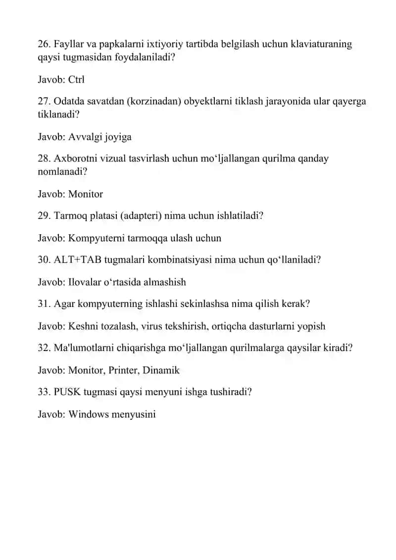 Argos Test Javoblari 2025-yil | 100 foizlik baza 4
