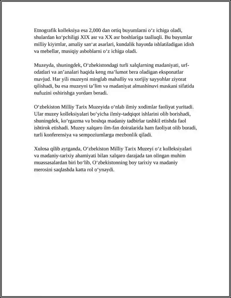 Oʻzbekiston Milliy Tarix Muzeyi (Toshkent) 4