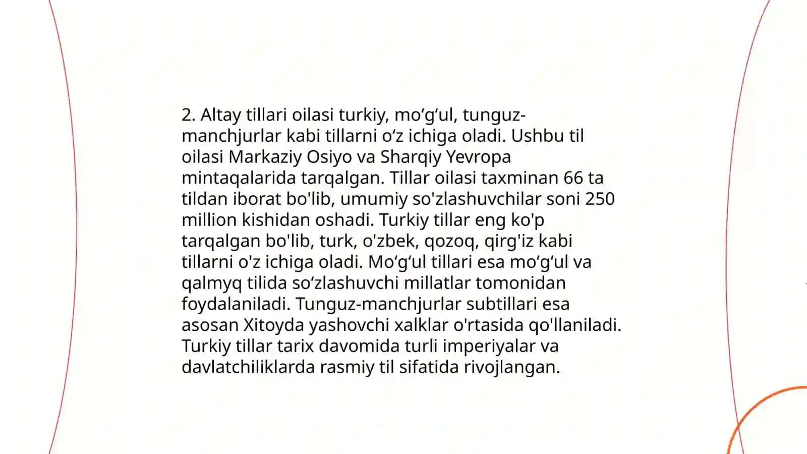 Jahon tillarining geneologik va tipologik tasnifi 4
