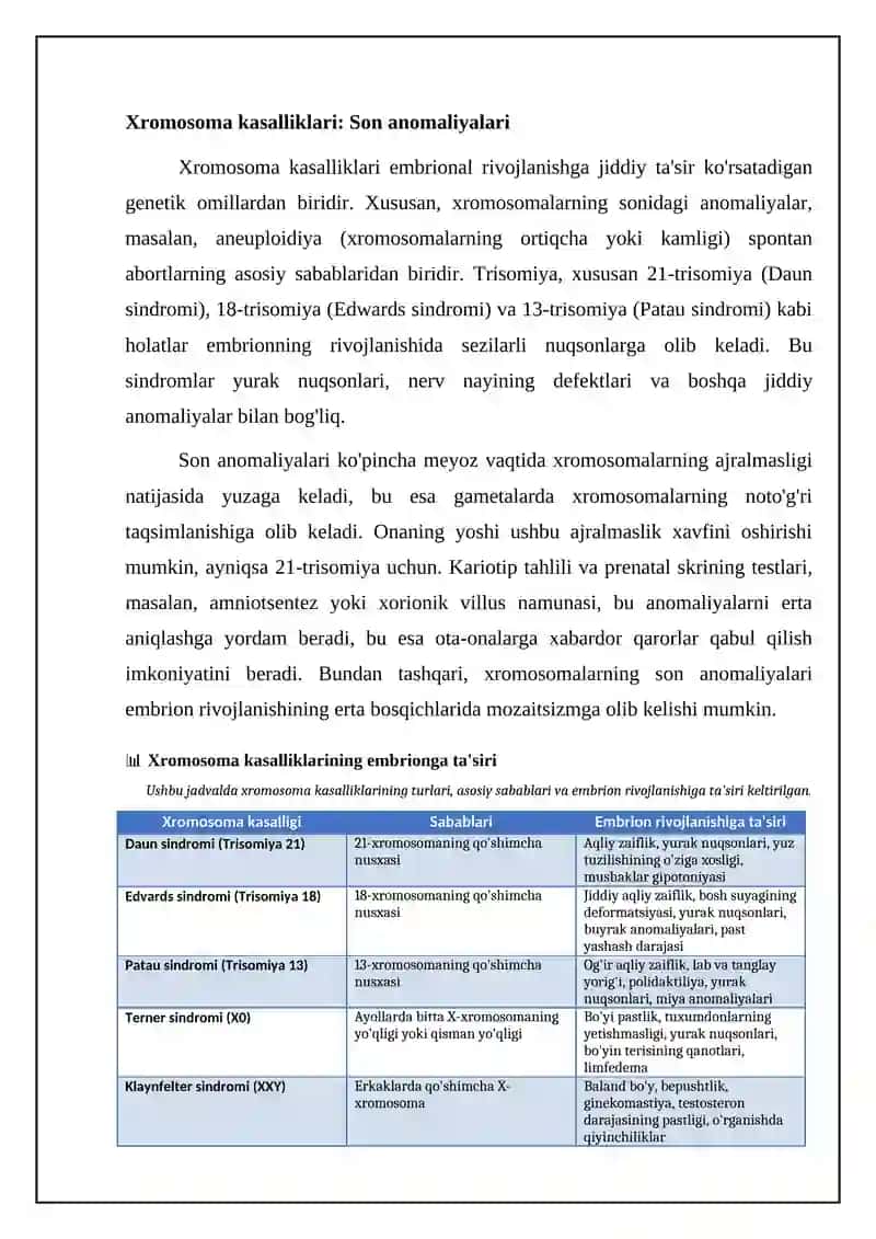 Embriogenezga Salbiy Ta'sir Etuvchi Omillar 4