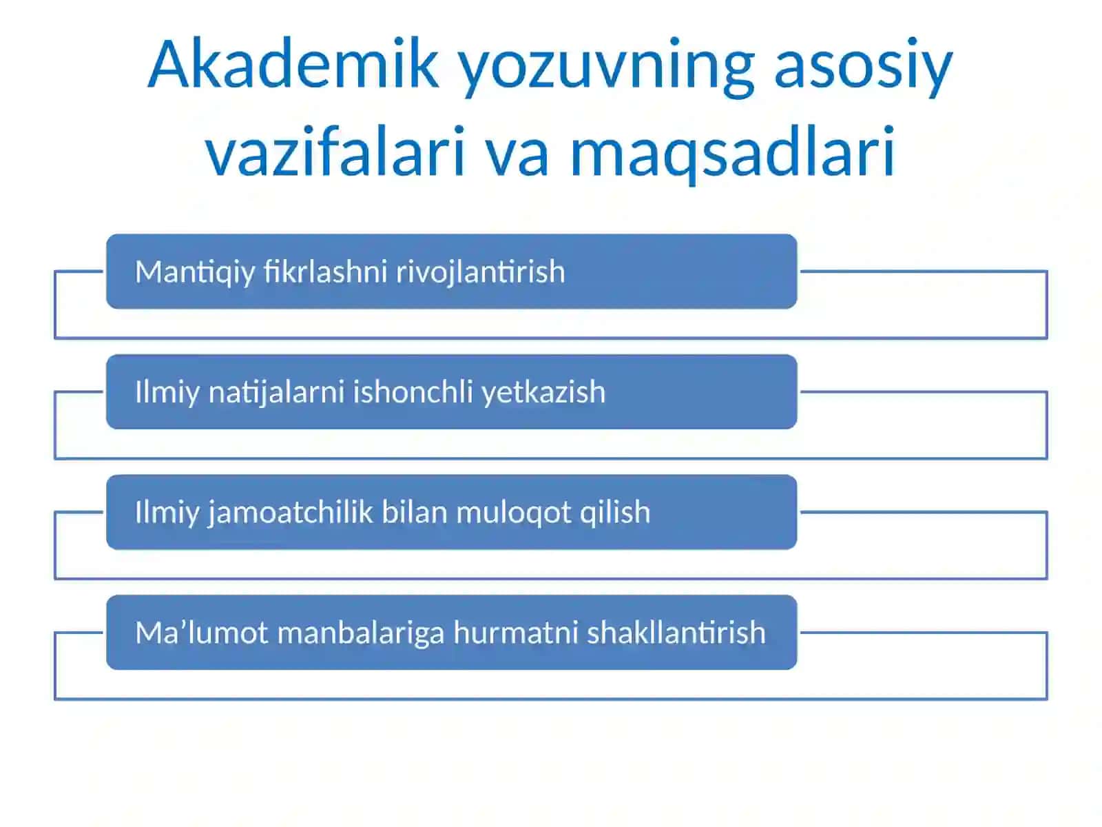 Akademik yozuv va axborot 4