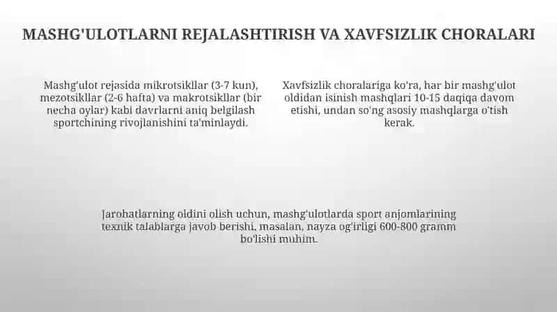 Yingil atlitika bilan shugʻullantirish va uni urgatish asoslari 4