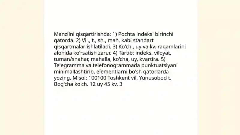 Manzil,taklifnoma, telegramma telefonogramma 4