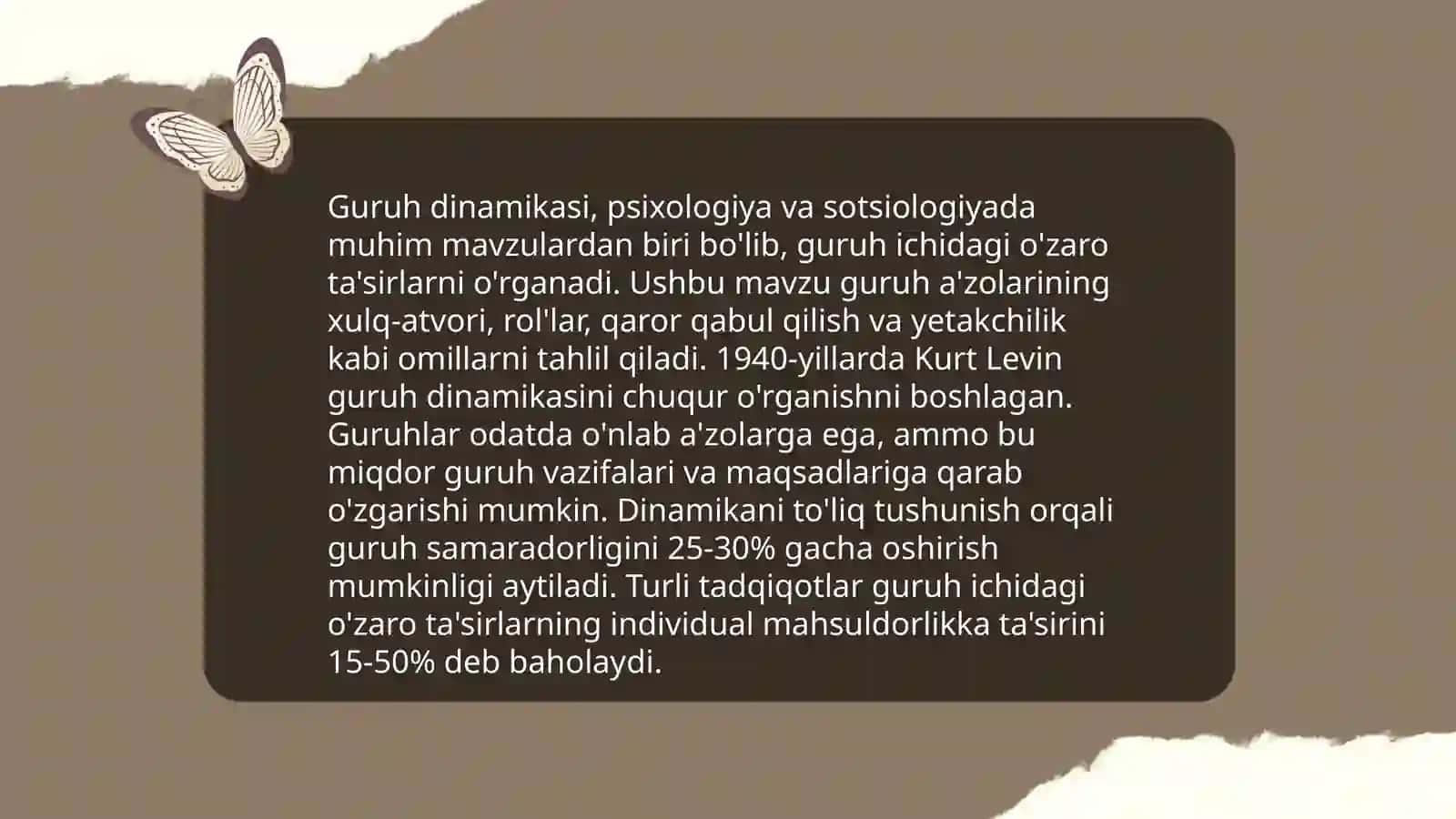 Social psychology and Groups 4