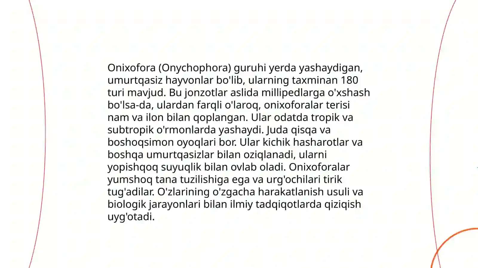 Onychophora va tardigarada tiplari 4