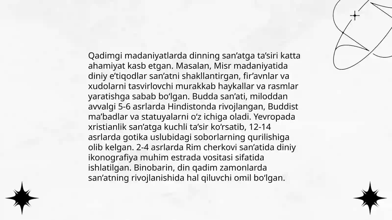 Din va san’at mutanosibligi 4