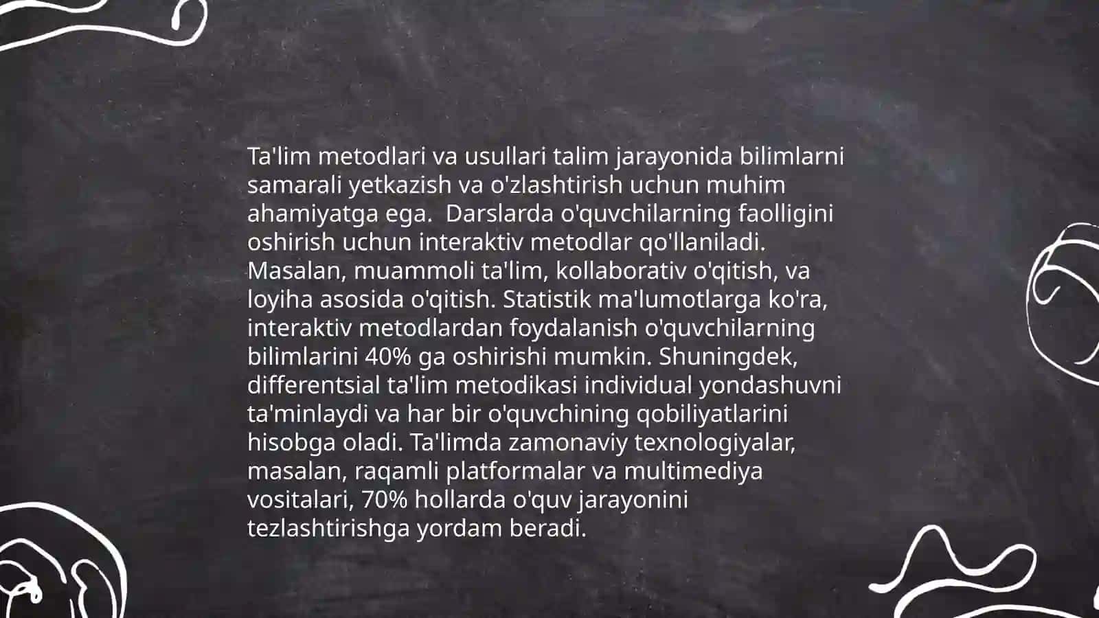Umumiy padagokaning asosiy tarmoqlari 4