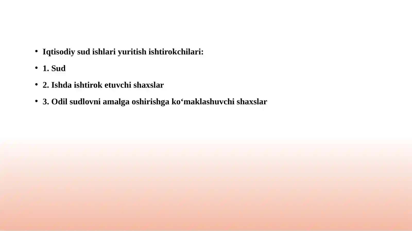 Iqtisodiy sud  ishlarini  yuritishish  tirokchilari 4