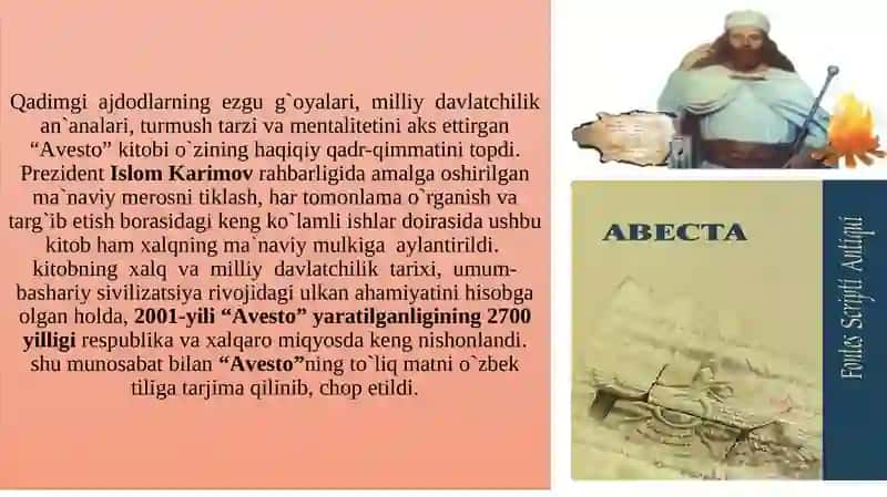 MUSTAQILLIK YILLARIDA OʼZBEKISTONNING MAʼNAVIY VA MADANIY TARAQQIYOTI 4