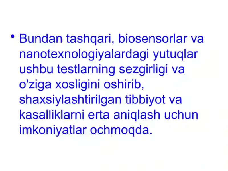 Labaratoriya tekshiruvlariga innovatsion yondashuv 4