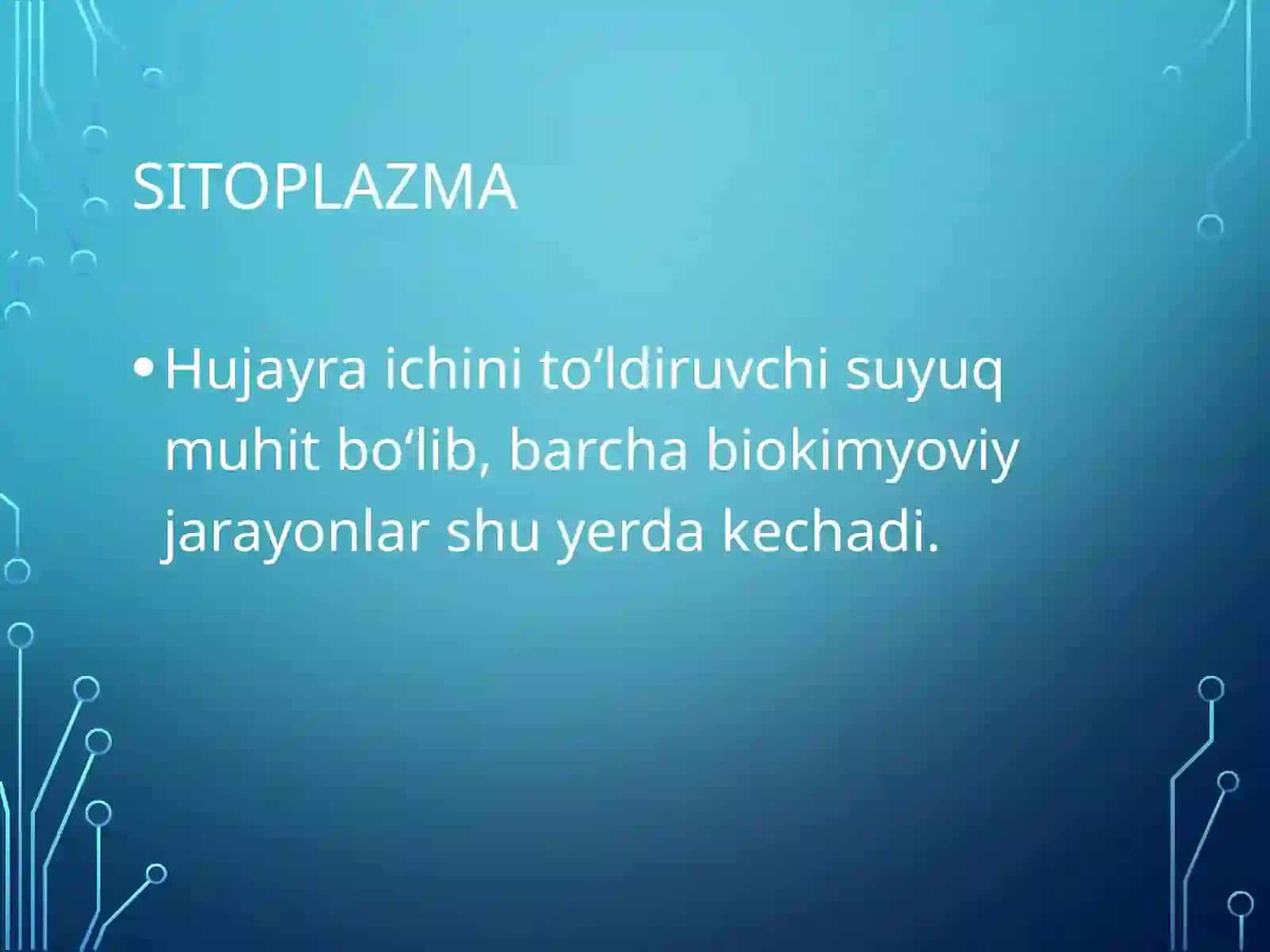 Hujayra tuzilmalari 4