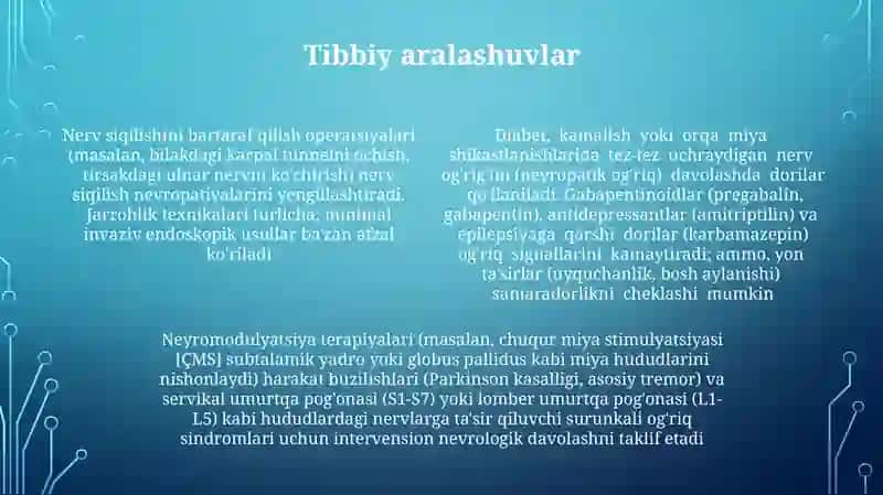 Bosh miya nervlari 4