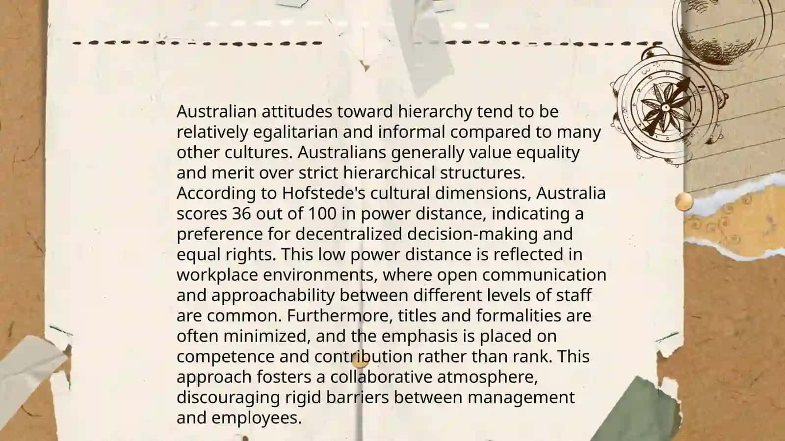 Power Distance in Australian Organizations 4